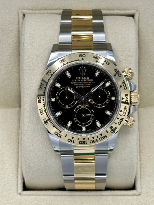 Daytona 40mm 116503 Two-Tone Black Dial