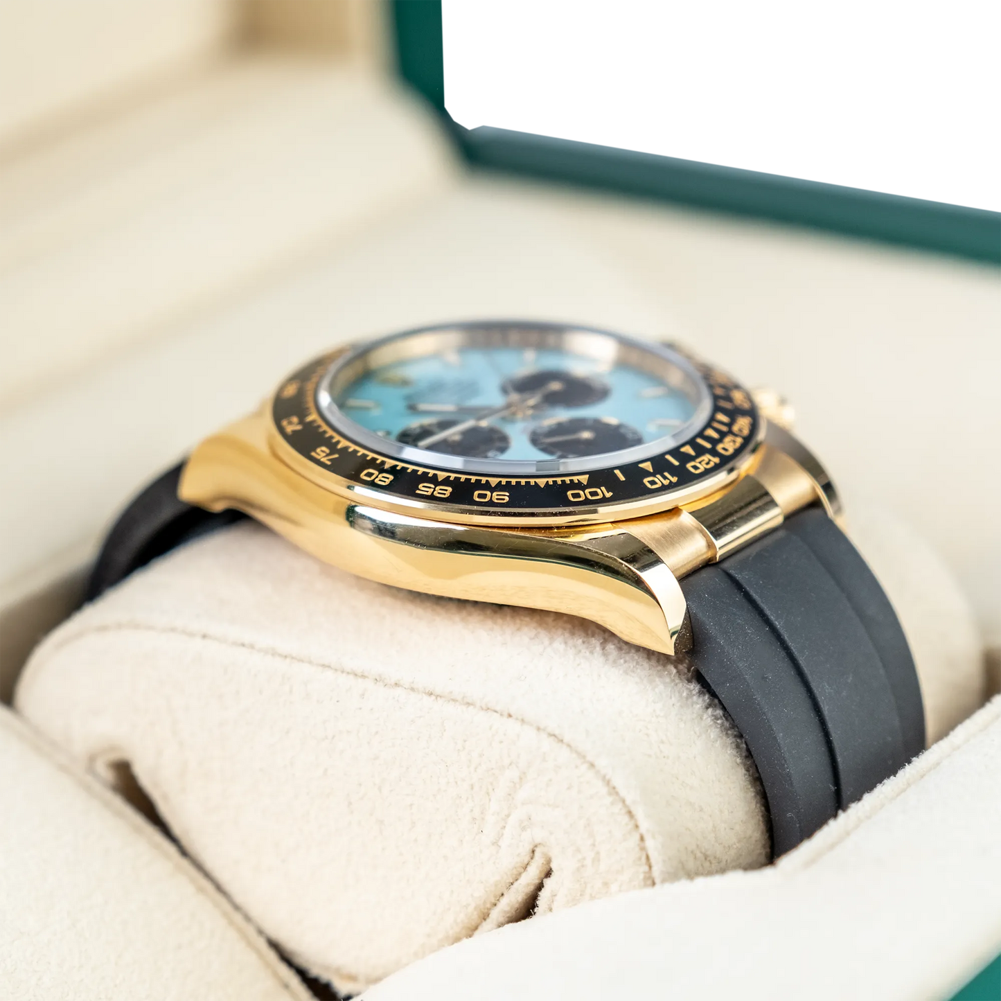 Daytona  40mm 126500LN Gold Dial Tiffany Blue