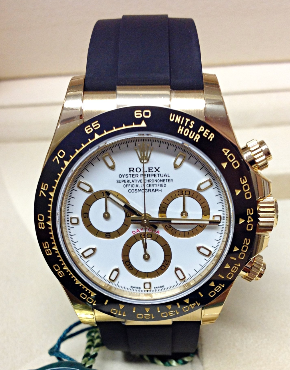 Daytona 40mm 116518LN White Gold