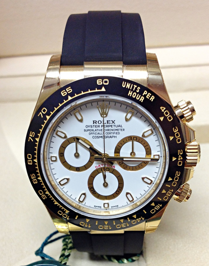 Daytona 40mm 116518LN White Gold