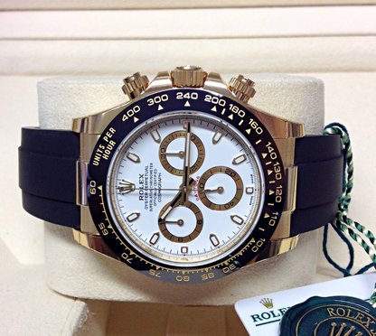 Daytona 40mm 116518LN White Gold