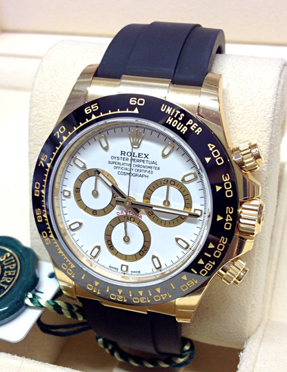 Daytona 40mm 116518LN White Gold