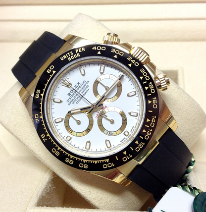 Daytona 40mm 116518LN White Gold