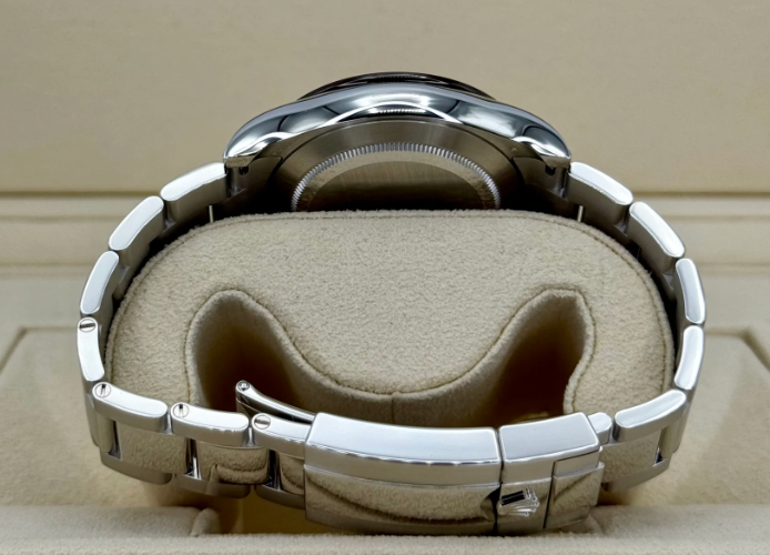 Daytona  116506 steel Ice Baguette Blue Dial