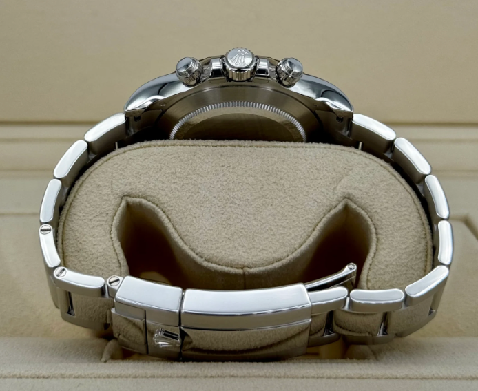 Daytona  116506 steel Ice Baguette Blue Dial