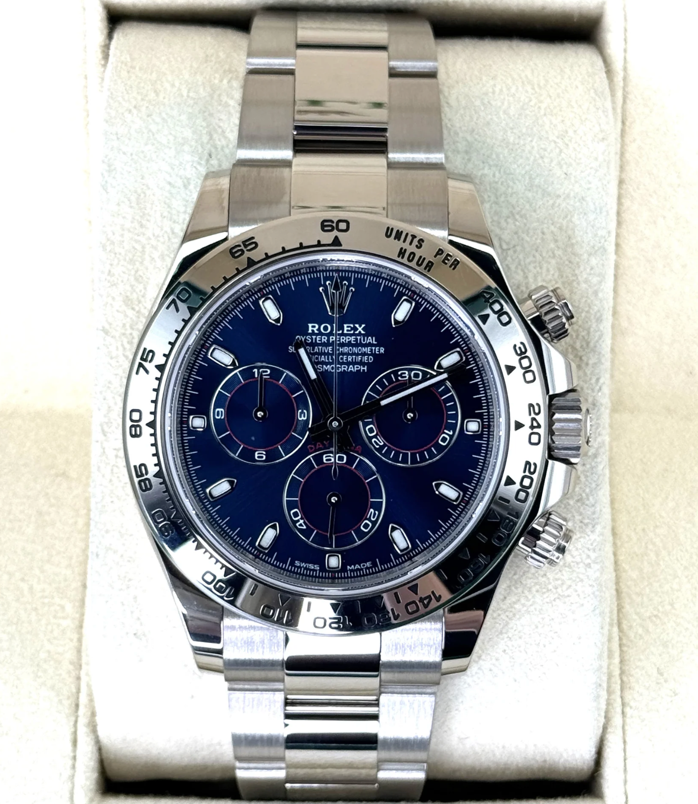 Daytona  40mm 116500 Steel Blue Dial