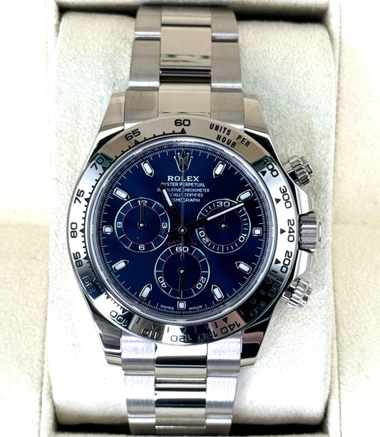 Daytona  40mm 116500 Steel Blue Dial