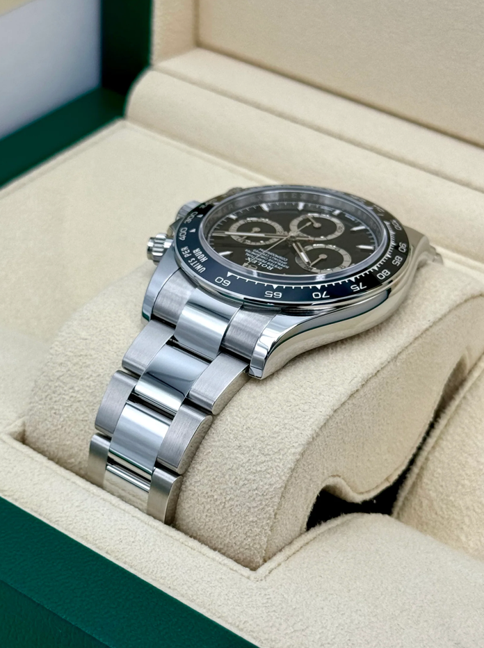 Daytona 40mm 126500LN Stainless Steel Black Dial