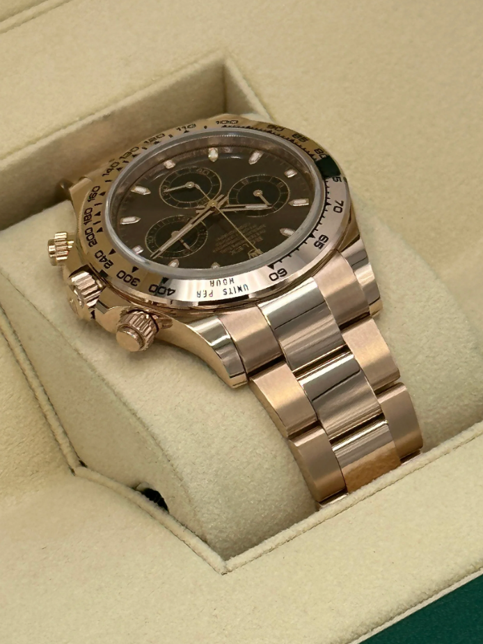 Daytona 40mm 116505 Rose Gold Chocolate Dial