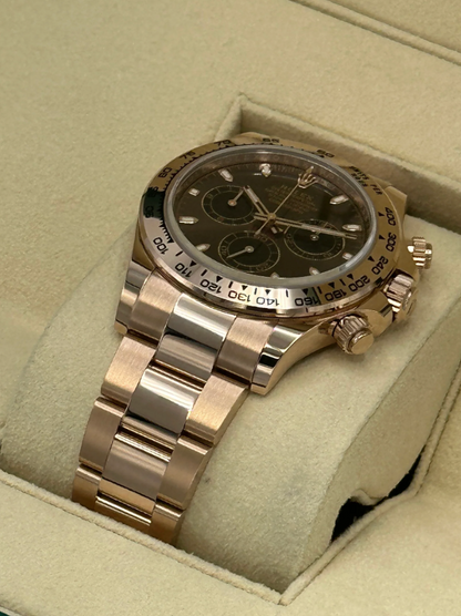 Daytona 40mm 116505 Rose Gold Chocolate Dial