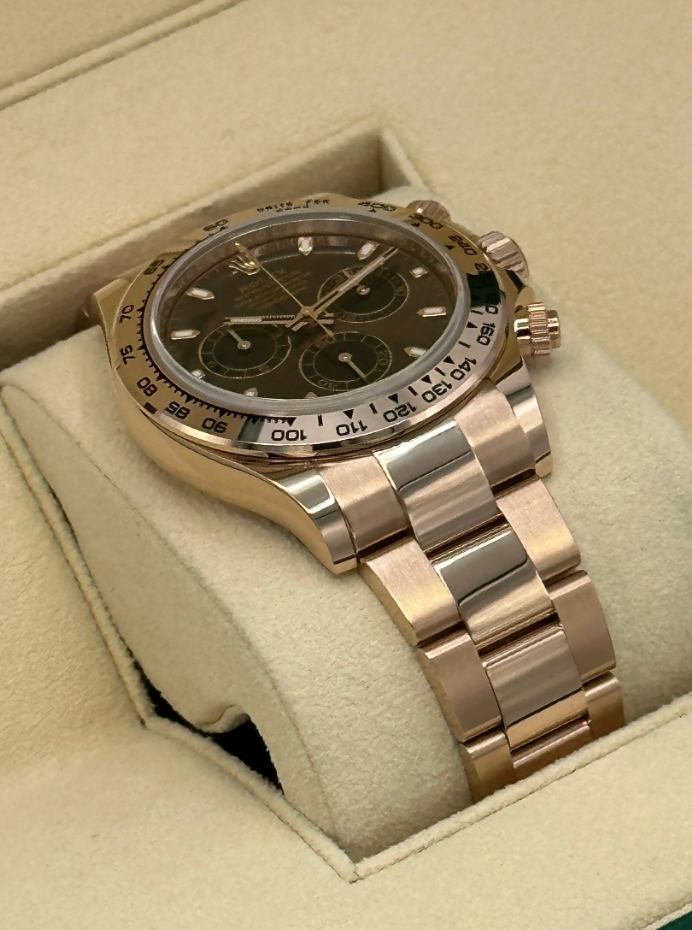 Daytona 40mm 116505 Rose Gold Chocolate Dial