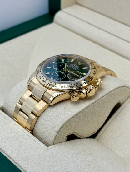 Daytona "John Mayer" 40mm 116508 Yellow Gold Green Dial