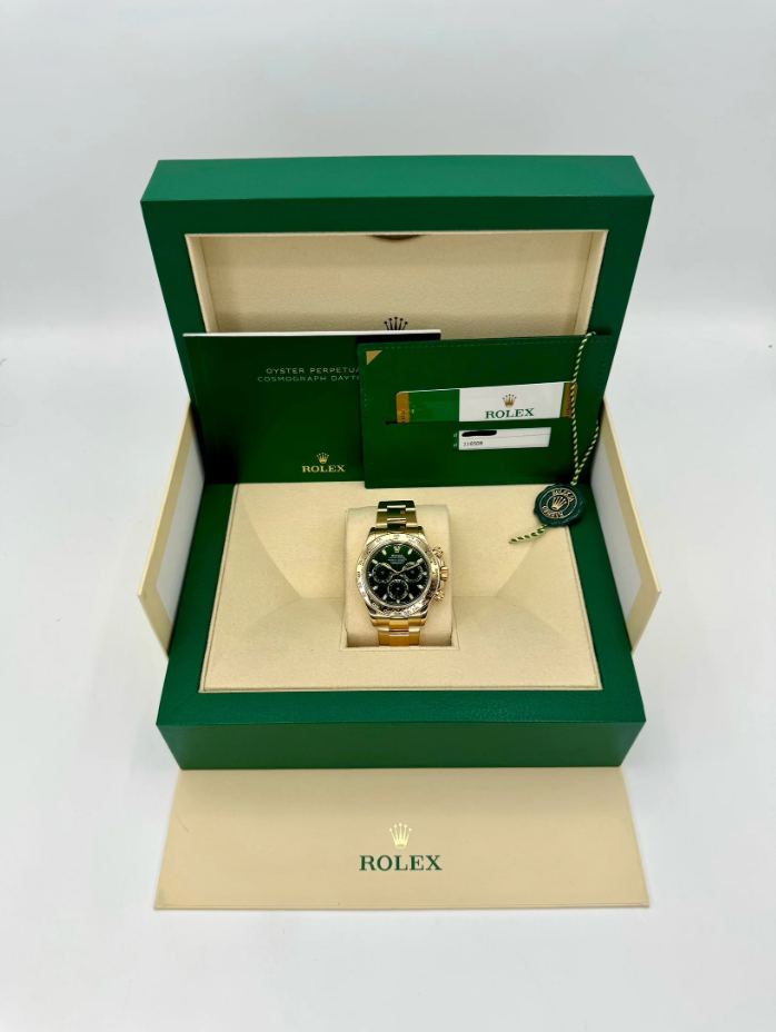 Daytona "John Mayer" 40mm 116508 Yellow Gold Green Dial