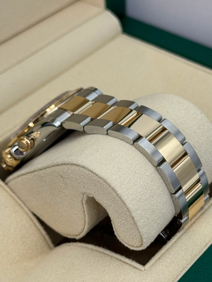 Daytona 40mm 116503 Tow-Tone White Dial