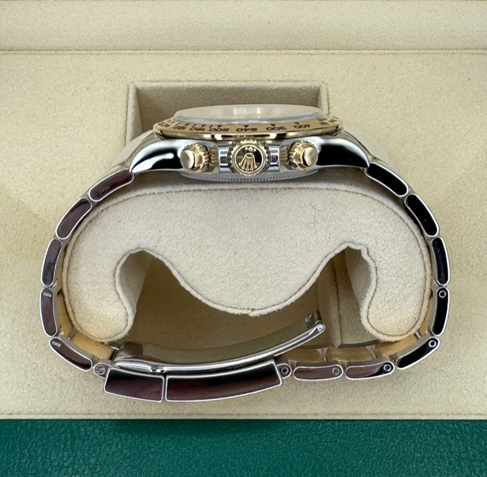 Daytona 40mm 116503 Tow-Tone White Dial