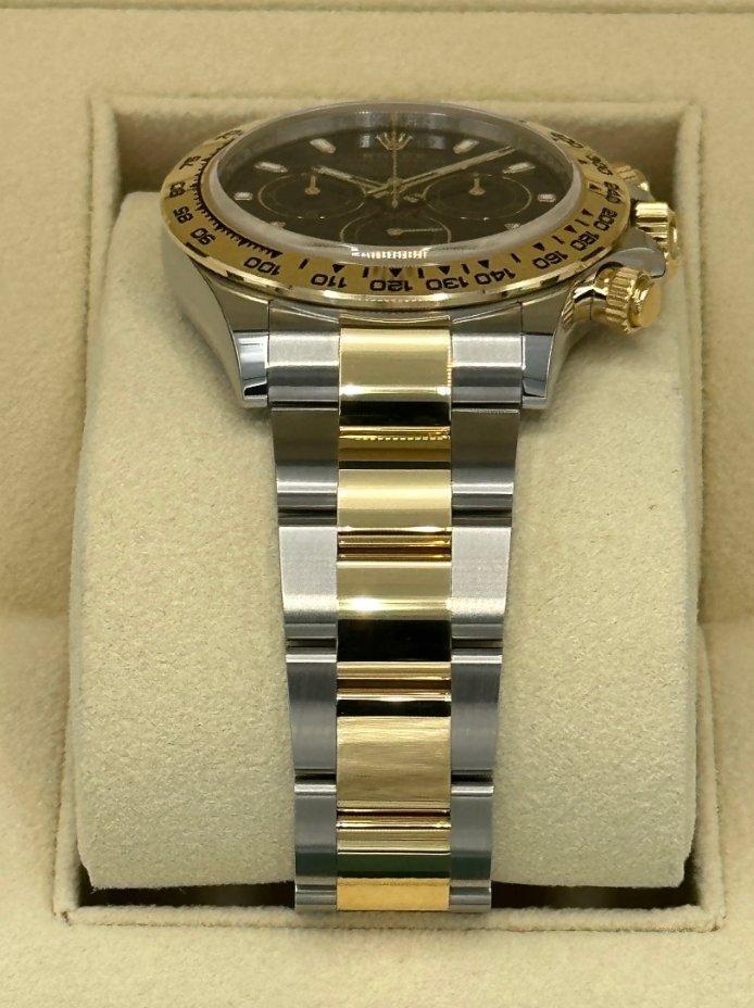 Daytona 40mm 116503 Two-Tone Black Dial