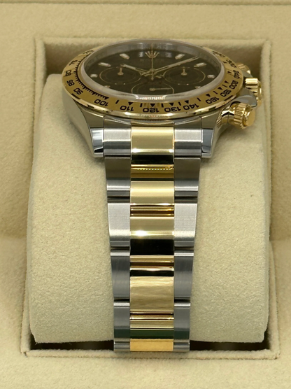 Daytona 40mm 116503 Two-Tone Black Dial