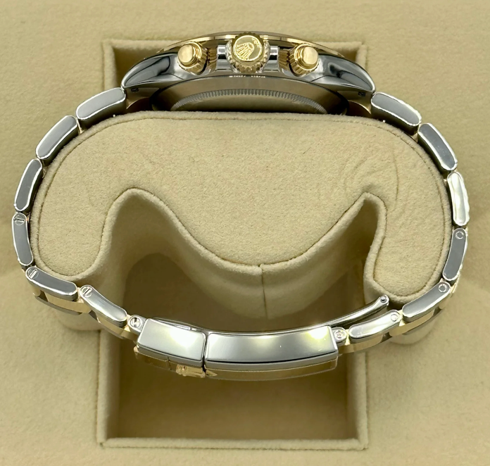 Daytona 40mm 116503 Two-Tone Black Dial