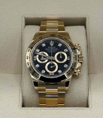 Daytona 40mm 116508 Black Diamond Dial