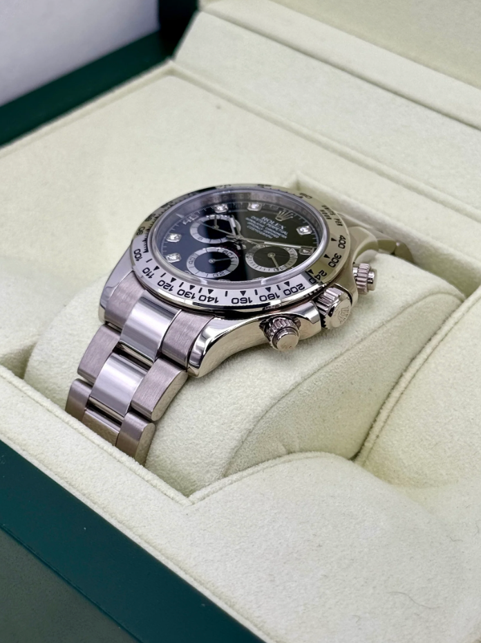 Daytona 116500 Steel black diamond dial