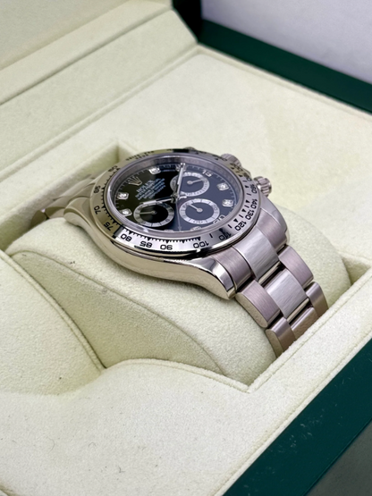 Daytona 116500 Steel black diamond dial