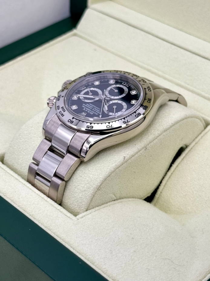 Daytona 116500 Steel black diamond dial