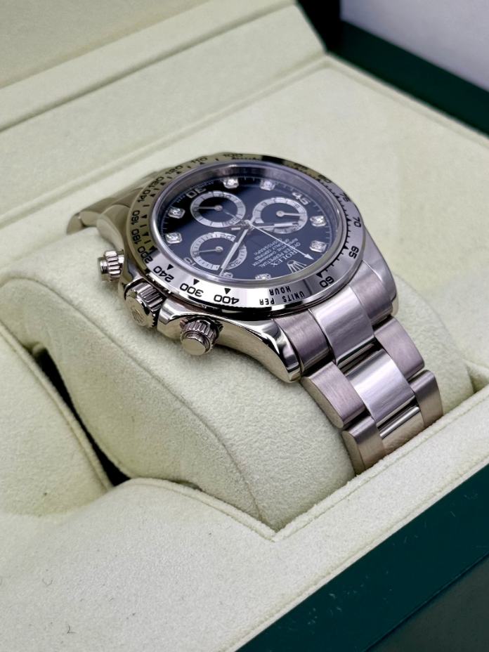 Daytona 116500 Steel black diamond dial