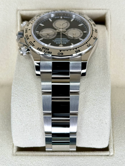 Daytona 126500 40mm steel Black Dial