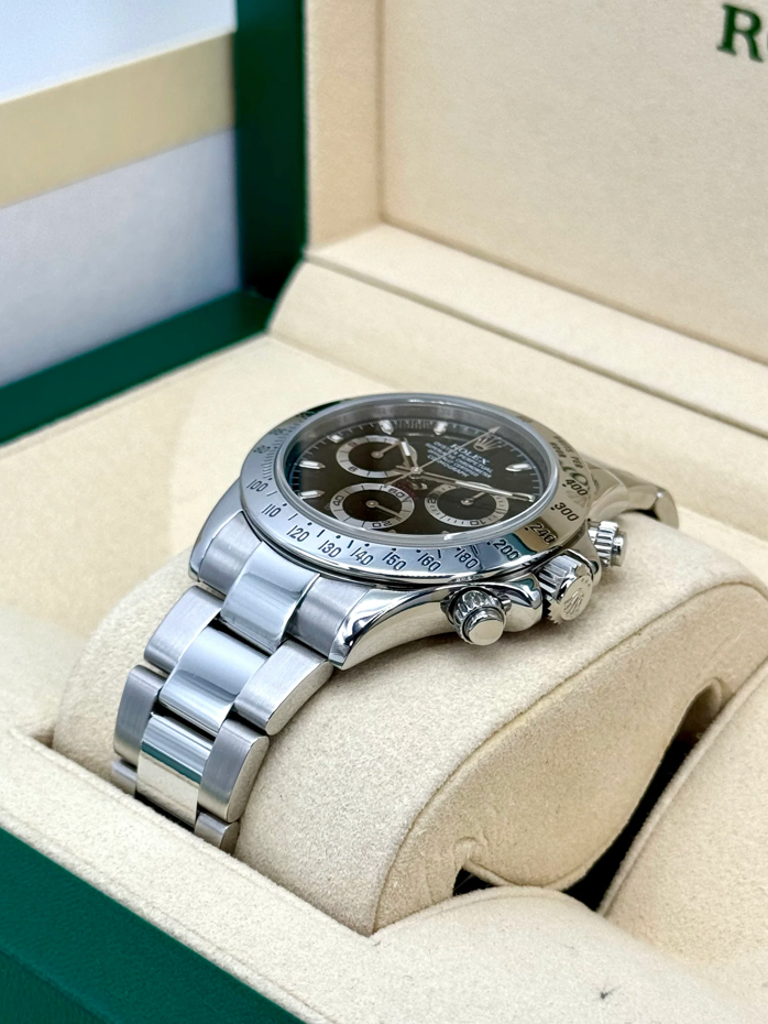 Daytona 40mm 116520 Stainless Steel Black Dial