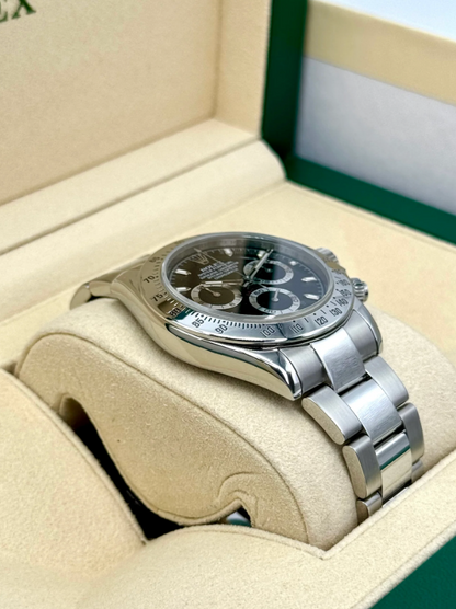 Daytona 40mm 116520 Stainless Steel Black Dial