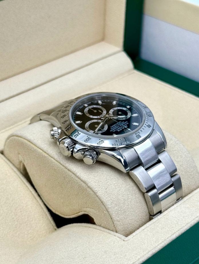 Daytona 40mm 116520 Stainless Steel Black Dial