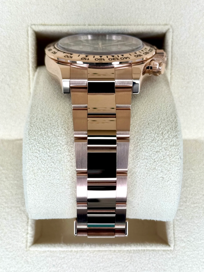 Daytona 40mm 126505 Rose Gold Black Dial