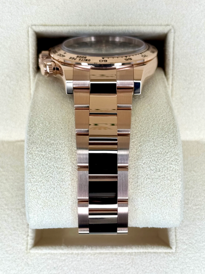 Daytona 40mm 126505 Rose Gold Black Dial
