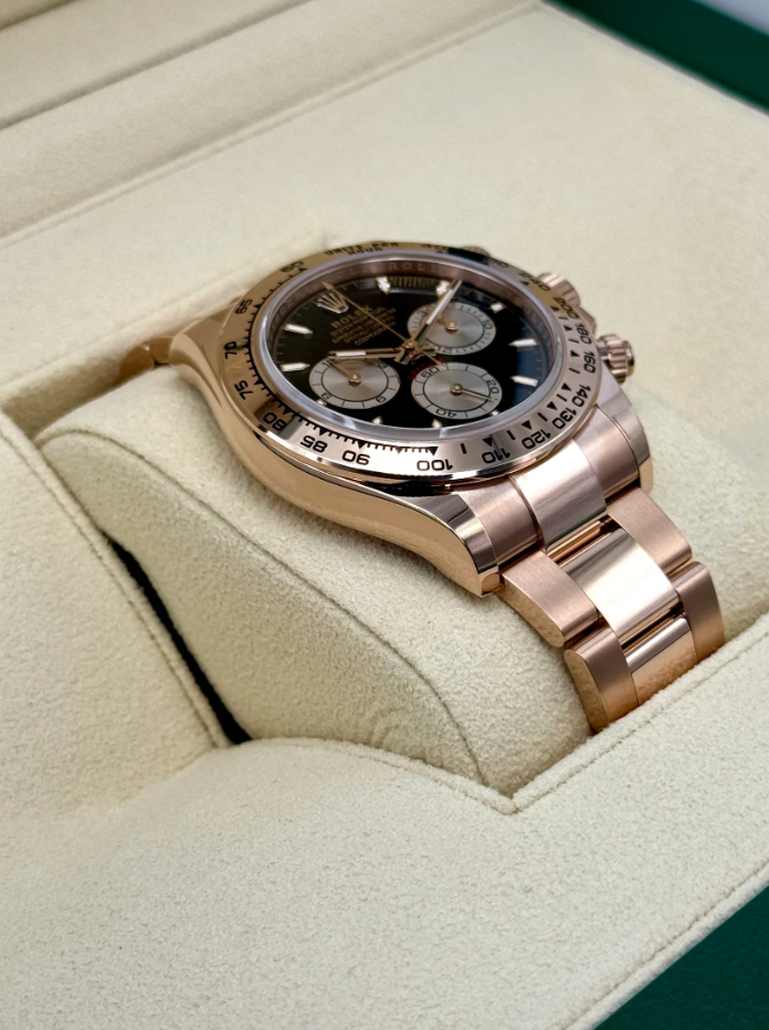 Daytona 40mm 126505 Rose Gold Black Dial