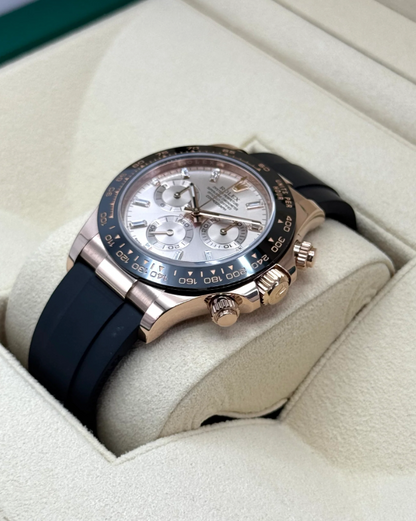 Daytona 40mm 116515LN  Oysterflex Sundust Baguette Dial