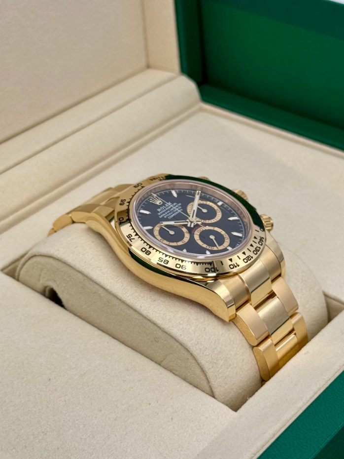 Daytona  40mm 126508 Gold  Black Dial