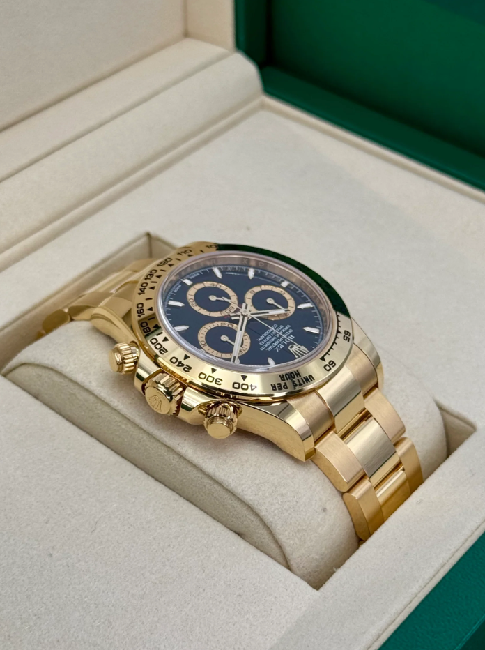 Daytona  40mm 126508 Gold  Black Dial