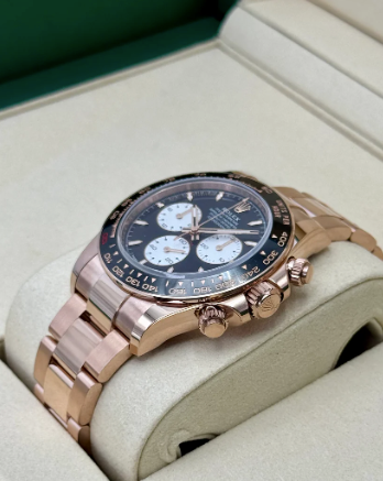 Daytona 40mm 126525LN Rose Gold-colored Black Dial
