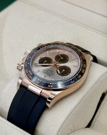 Daytona  40mm 126515LN Rose Gold Oysterflex Sundust Dial