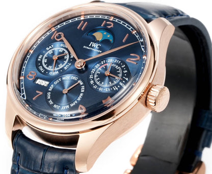 Blue Yellow - Blue Leather - Automatic -42mm