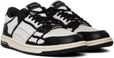 AMIRI Black & White Skel Low Sneakers