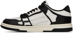 AMIRI Black & White Skel Low Sneakers