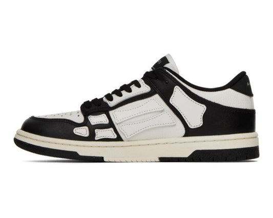 AMIRI Black & White Skel Low Sneakers