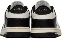 AMIRI Black & White Skel Low Sneakers