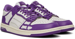 AMIRI Purple & White Skel Low Sneakers