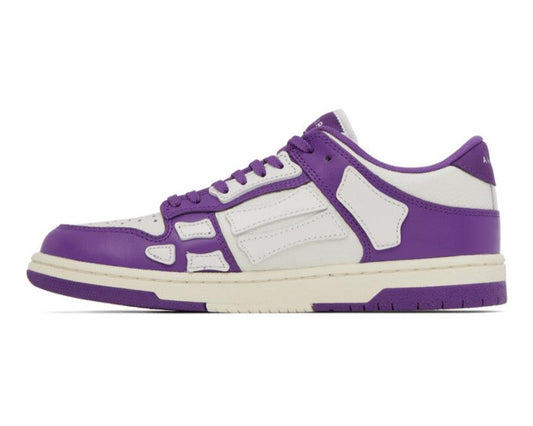 AMIRI Purple & White Skel Low Sneakers