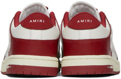 AMIRI Red & White Skel Low Sneakers