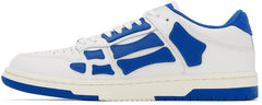 AMIRI White & Blue Skel Top Low Sneakers