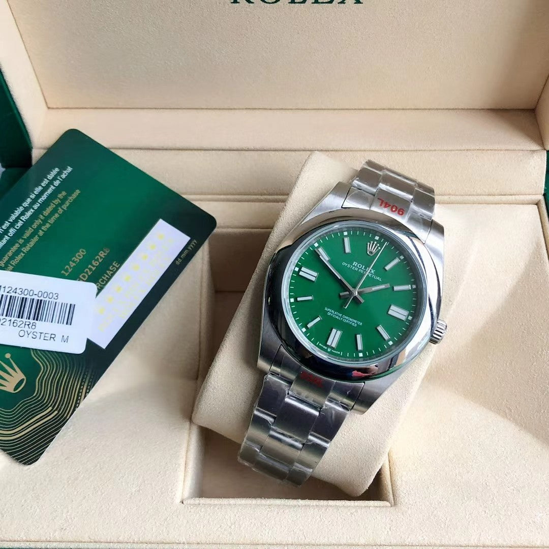 Green Silver - Steel 904L Silver - Automatic-41mm/31mm