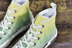 D** B23 High-Top Sneaker Yellow and Green